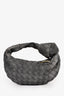 Bottega Veneta Grey Intrecciato Suede Mini Jodie Bag
