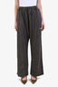 Acne Studios Washed Grey Cotton Wide Leg Sweatpants Size XS