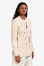 Gucci Beige Double Breasted Blazer Size 40