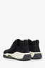 Pre-loved Chanel™ Black Suede Quilted Tweed CC Sneaker Size 37