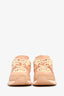 Pre-loved Chanel™ Pink/Beige Suede CC Logo Sneaker Size 35.5