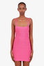 Herve Leger Pink Bandage Strappy Mini Dress Size S