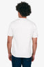 Prada White 3D Triangle Logo T-Shirt Size L Mens