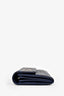 Pre-loved Chanel™ 2012-13 Blue Whipstitch Lambskin Long CC Wallet