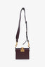 Christian Dior 2017 Burgundy Leather DiorAddict Small Lockbox Bag