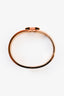 Hermès Pink/Gold Clic H Bracelet