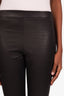 Theory Black Leather Leggings Size 6