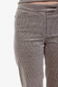 Loro Piana Brown Corduroy Straight Leg Pants Size 42