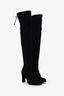 Stuart Weitzman Black Suede Knee High Boots Size 6