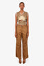 Sandro Brown Cotton Cargo Pants Size 36