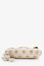 Louis Vuitton White 'Polka Dots Panama Tinkerbell' Top Handle Bag GHW