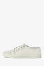 Gucci White Canvas Leather GG Sneakers Size 35.5