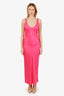 L'agence Pink 'Akiya' Tank Maxi Dress Size M
