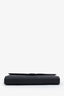Saint Laurent Black Grain de Poudre Leather Classic Cassandre Wallet on Chain