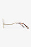 Chloe Gold CE157 Oversized Eyeglasses