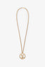 Louis Vuitton Two Tone Louise Long Pendant Necklace