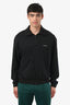 Balenciaga Black Logo Zip Up Track Jacket Size 54 Mens