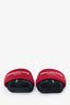 Alexander Wang Black/Red Logo Slides Size 38