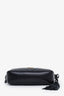 Saint Laurent Black Leather Lou Monogram Camera Bag