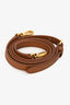 Miu Miu Brown Leather Arcadie Top Handle With Strap