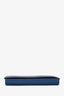 Hermès 2016 Blue Leather Passant Longue Wallet