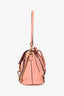 Chloe Pink Leather Suede Mini Faye Backpack