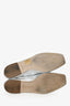 Aeyde Silver Leather Square Toe Ballet Flats Size 35