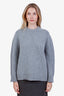 Anine Bing Grey Cashmere Knit Sweater Size XS