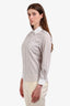 Celine White Cotton Striped Long Sleeve Button Down Shirt Size 36