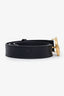 Gucci Black Leather GG Marmont Belt Size 75