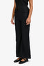 Faithfull The Brand Black Linen Ottavio Pants Size XS