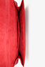 Saint Laurent Red Leather Classic Y Ligne Clutch