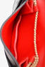 Christian Louboutin Black Leather Elisa Card Holder on Chain