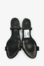 Roger Vivier Navy Blue Leather Buckle Ankle Strap Sandals Size 39
