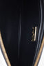 Salvatore Ferragamo Black Grained Leather Zip Pouch