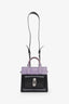Balenciaga Black/Purple Karung Mini Maillon All Afternoon Bag With Strap
