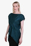 Pleats Please Issey Miyake Emerald Green SS Top One Size