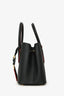 Prada Black Saffiano Leather Small Double Tote Bag