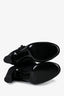 Pre-loved Chanel™ Black Stretch Fabric Camellia Tall Boots Size 37.5