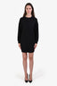 Vanessa Bruno Black Wool Cotton Long Sleeve Hyacinthe Dress Size S