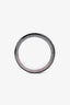 Tiffany & Co. Black Titanium Steel Sterling Silver 1837 Band Ring Size 11.5