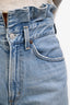Agolde Light Blue Denim Lettuce Waist Band Jeans Size 25
