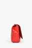 Versace Red Nappa Quilted Leather Medusa Chain Crossbody Bag