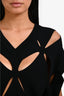 Valentino Black Cut-Out 'Canotta' Sleeveless Sweater Size S