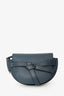 Loewe 2019 Blue Leather Mini 'Gate' Crossbody Bag
