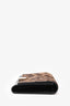 Roger Vivier Black/Brown Leather Ponyhair Cheetah Print Crossbody Bag