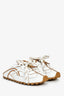 Dorothee Schumacher White Leather Sneaker-Style Mules Size 36