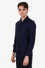 Brunello Cucinelli Navy Slim Fit Cotton Button Down Size S Mens