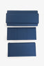 Hermès 2016 Blue Leather Passant Longue Wallet