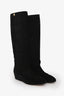 Jimmy Choo Black Suede Boots Size 39